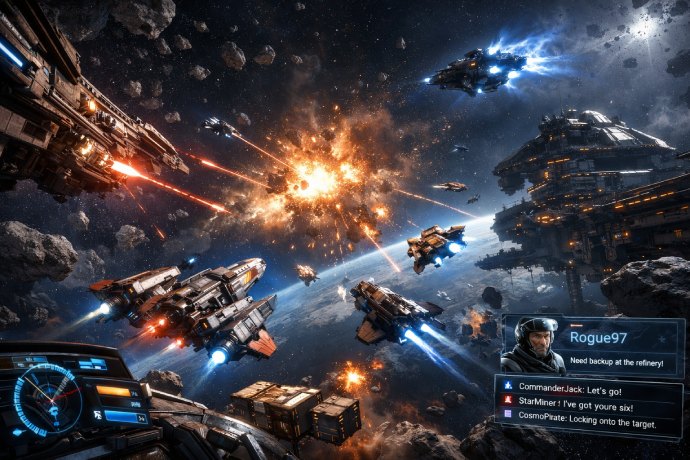 Multiplayer Space: Pure Unpredictability